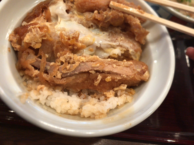 神谷町 よつぎや カツ丼蕎麦セットレポ ランチメニュー
