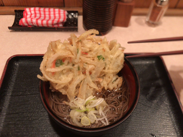 神谷町 立食いそば庄 天ぷらそば